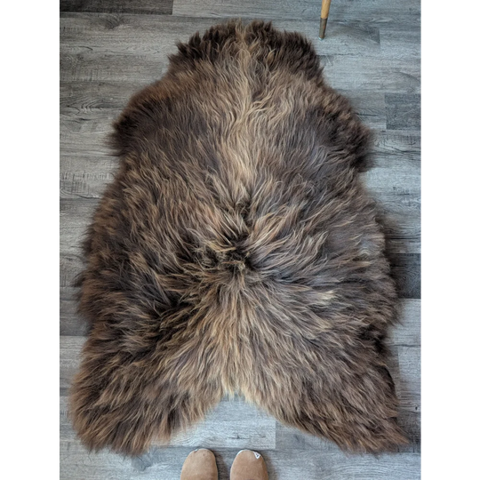 SPT10❤️53" x 34" Peau de mouton islandaise douce et impaire