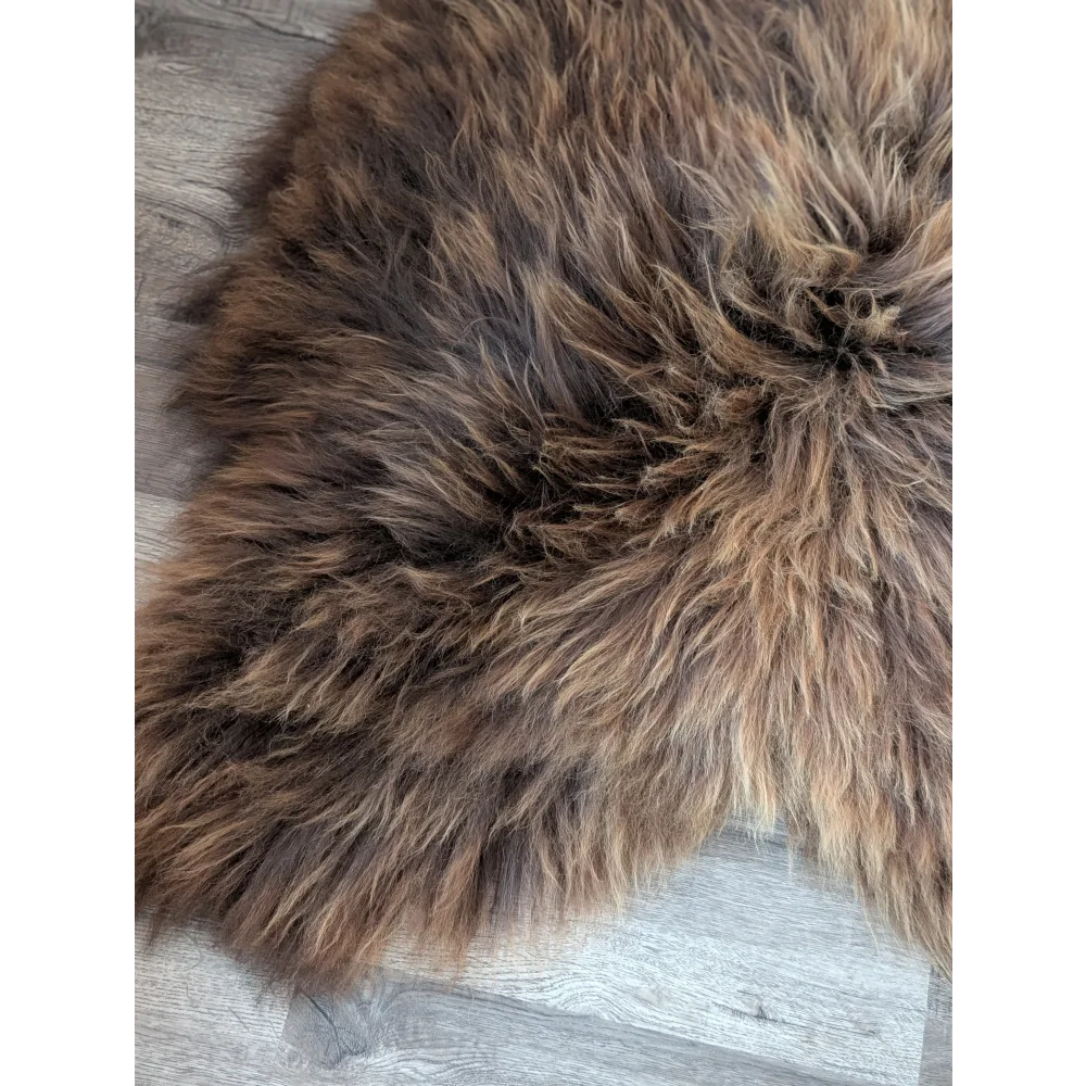 SPT10❤️53" x 34" Peau de mouton islandaise douce et impaire