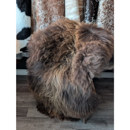 SPT10❤️53" x 34" Peau de mouton islandaise douce et impaire