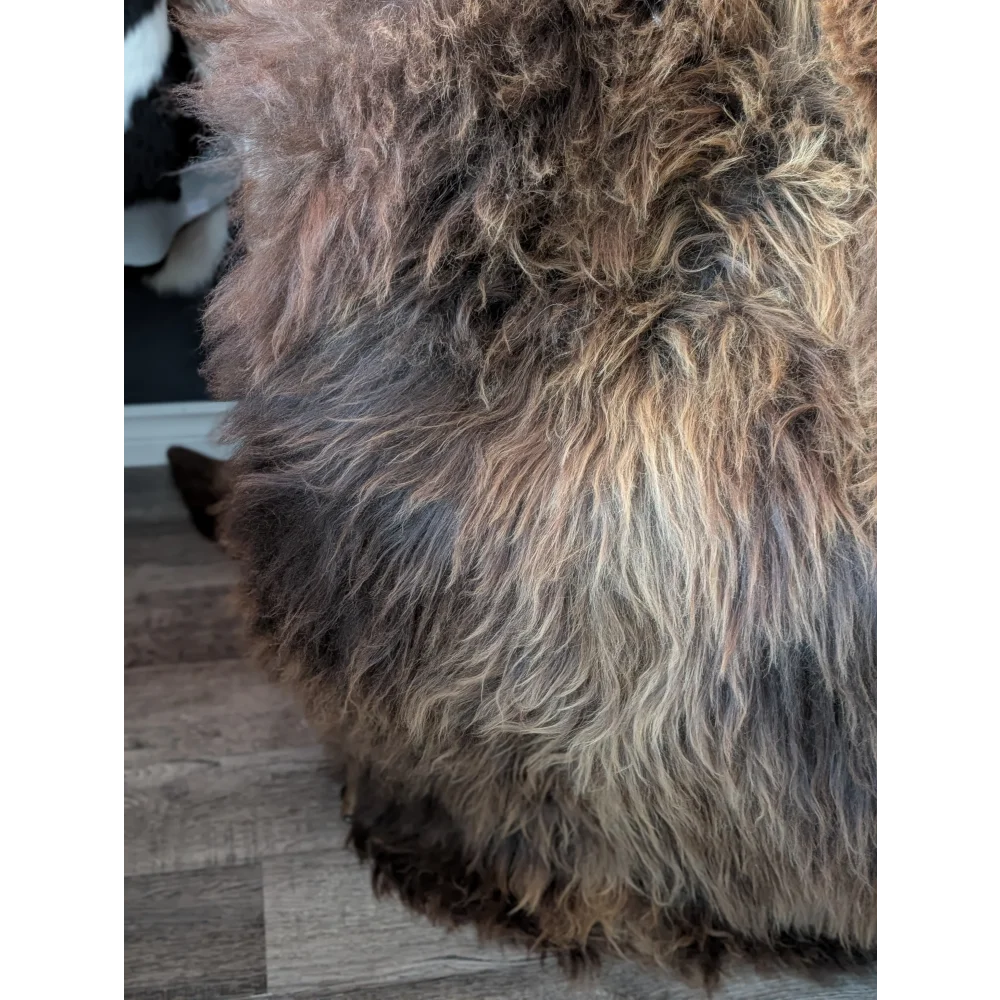 SPT10❤️53" x 34" Peau de mouton islandaise douce et impaire