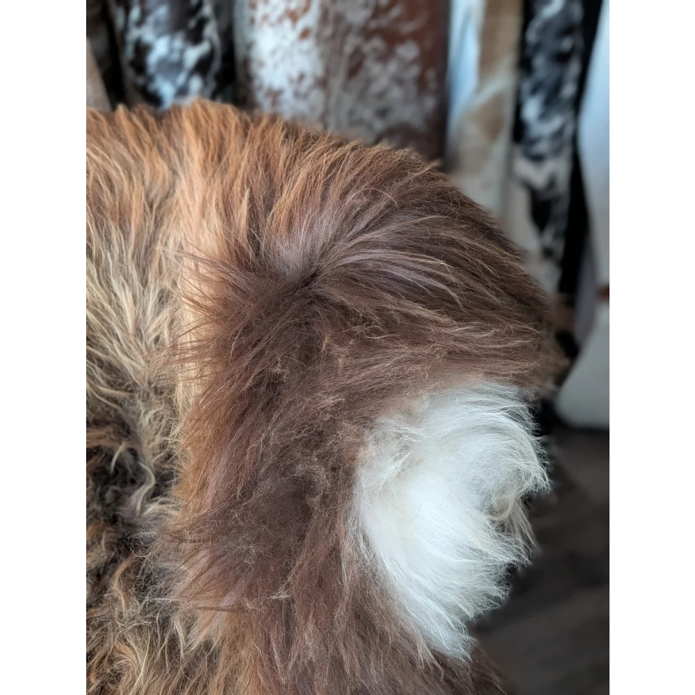 DE50❤️60" x 38" Gorgeous Massive Bronze Icelandic Sheepskin