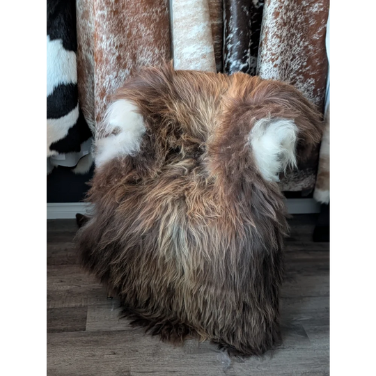 DE50❤️60" x 38" Gorgeous Massive Bronze Icelandic Sheepskin