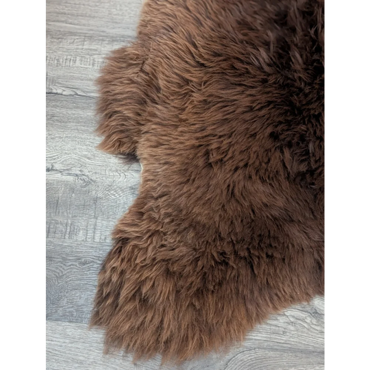 Gorgeous 48x32 fluffy rare British sheepskin rug