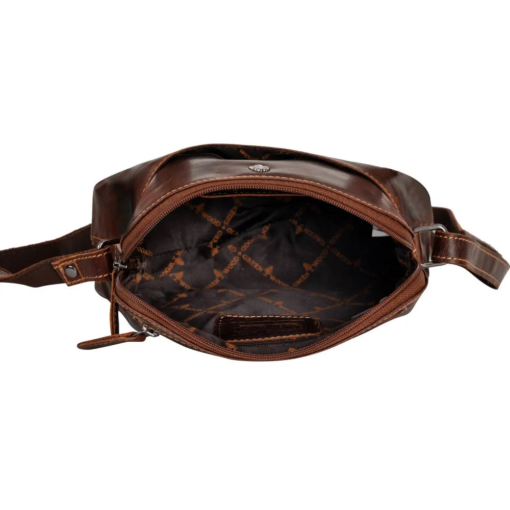 Leather Shoulder Bag - Honey