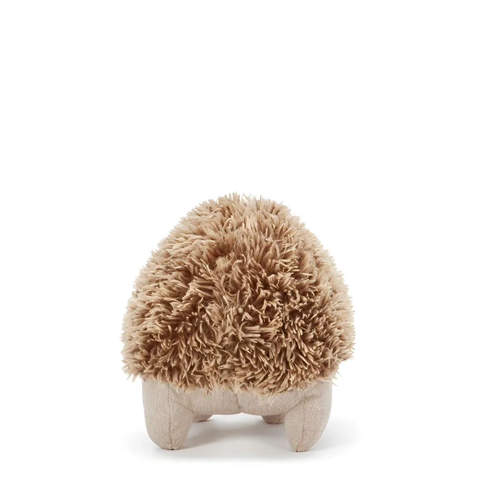 Elliot the echidna plush toy with soft tan fur and beige fabric legs perfect for angus oliver sheepskin rugs and cowhide rugs fans in canada
