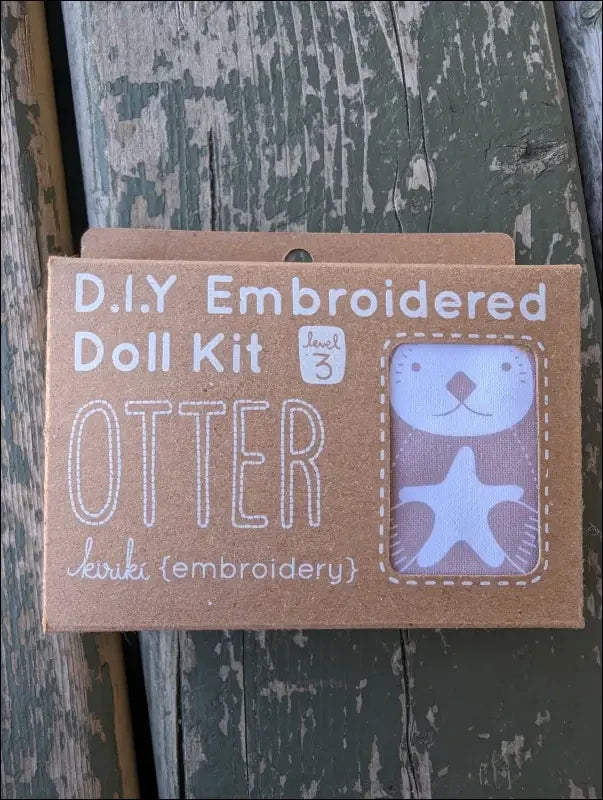 Embroidery Kit Otter