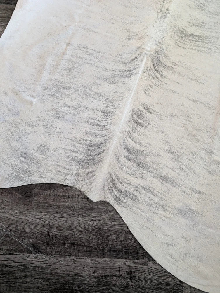 White large cowhide rug es11 with natural grayish markings and soft textured surface perfect for beautiful rugs