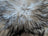 A plush fall1 icelandic sheepskin rug with natural grey long wool icelandic texture in white gray and black strands