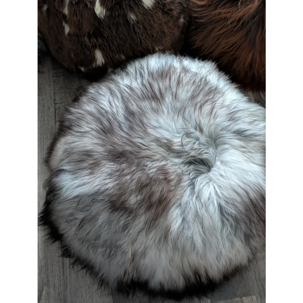 Floor Pouf❤️Grey Icelandic