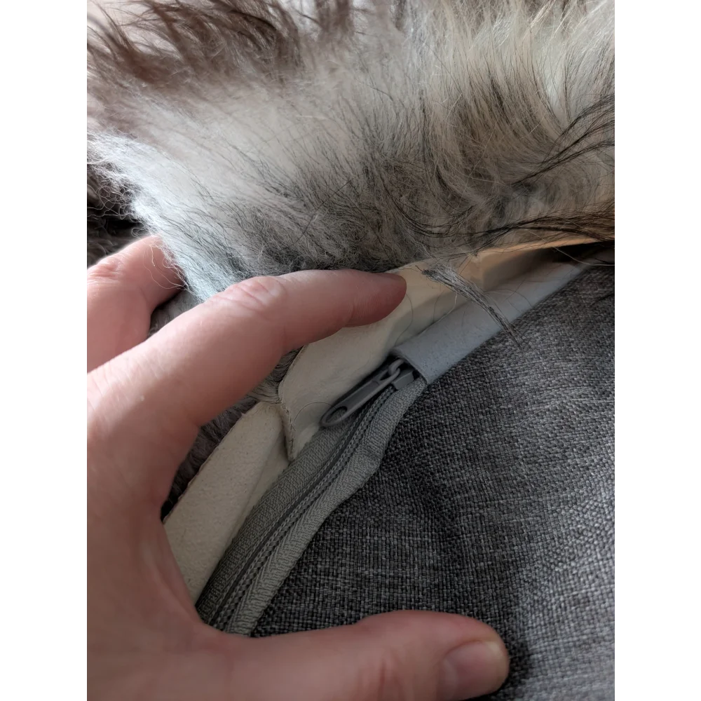 Floor Pouf❤️Grey Icelandic