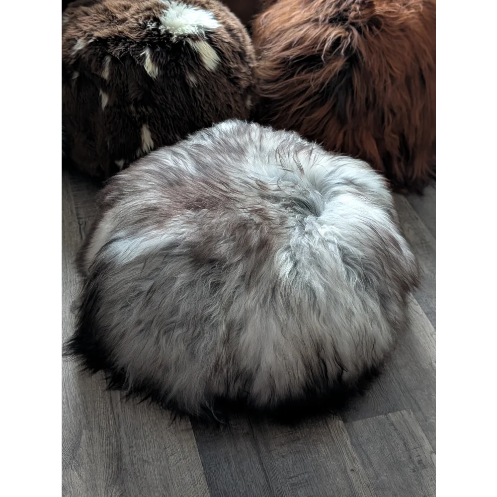 Floor Pouf❤️Grey Icelandic