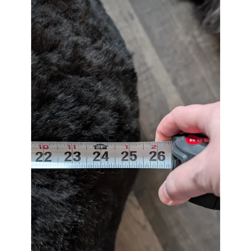 Floor Pouf❤️Shorn Icelandic In Wolf