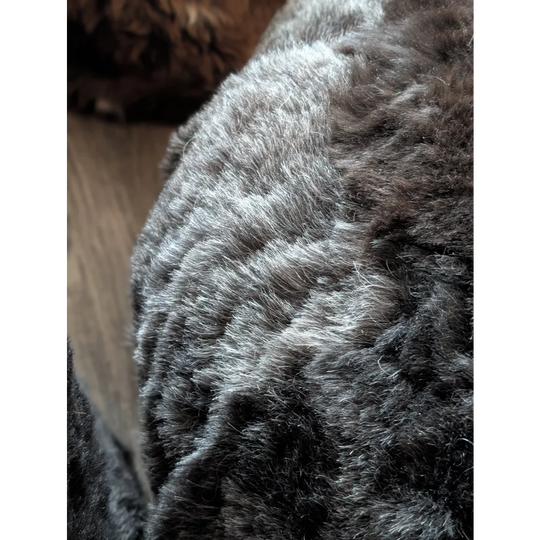 Floor Pouf❤️Shorn Icelandic In Wolf