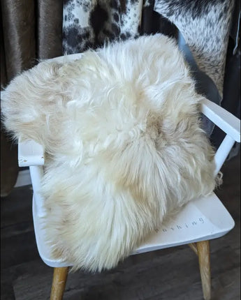 Fuzzy & Fabulous Swedish sheepskin cushion