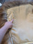 Cozy beige highland sheepskin pet bed with fur texture and zipper