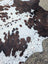 Large cowhide rug hello4 with brown and white spots natural fur texture adds rustic charm and unique characteristics