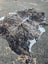 Hellow5 88 x 81 large cowhide rug with unique black white and brown marbled pattern adds rustic charm