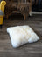 Comfy Canadian sheep’s wool stuffed sheepskin pet bed with natural soft texture