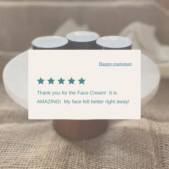 Hydrating Face Cream | For Dry or Sensitive Skin | Tallow with Chamomile, Sandalwood, and Lavender | Tallow for Face