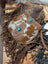 Brown and white mojave tassel bag with rich hunter leather, turquoise inlays, and flowing fringe free when you spend 500 plus