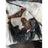Cowhide mojave tassel bag in rich hunter leather with turquoise stone inlays and flowing fringe free with 500 spend