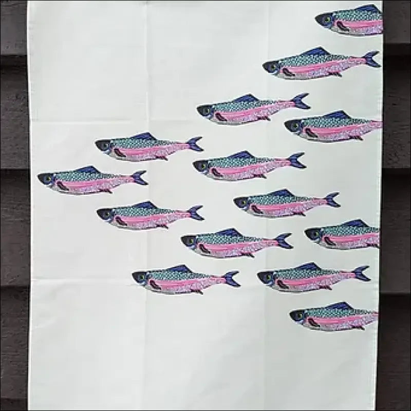 Lovely Fishes Cotton Tea Towel