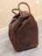 Rustic brown leather shoulder bag GW006B best seller with suede texture