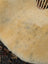 Cream-colored plush medical sheepskin rug naturally spotted with soft textured surface washable 43.5 x 28 inches