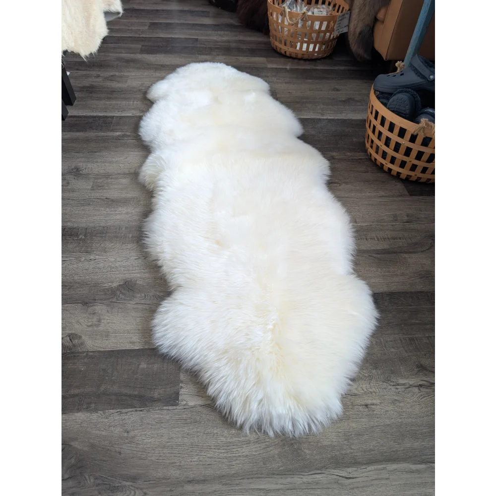 Oeko tex certified very soft merino double sheepskin rug
