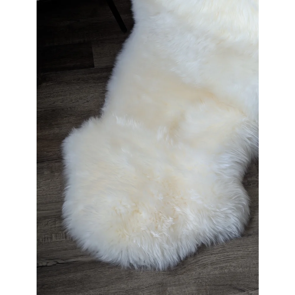 Very soft Oeko Tex certified Merino double sheepskin rug