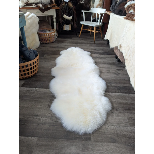 Oeko tex certified very soft merino double sheepskin rug