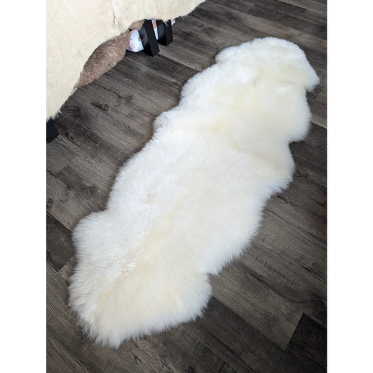 Oeko tex certified very soft merino double sheepskin rug