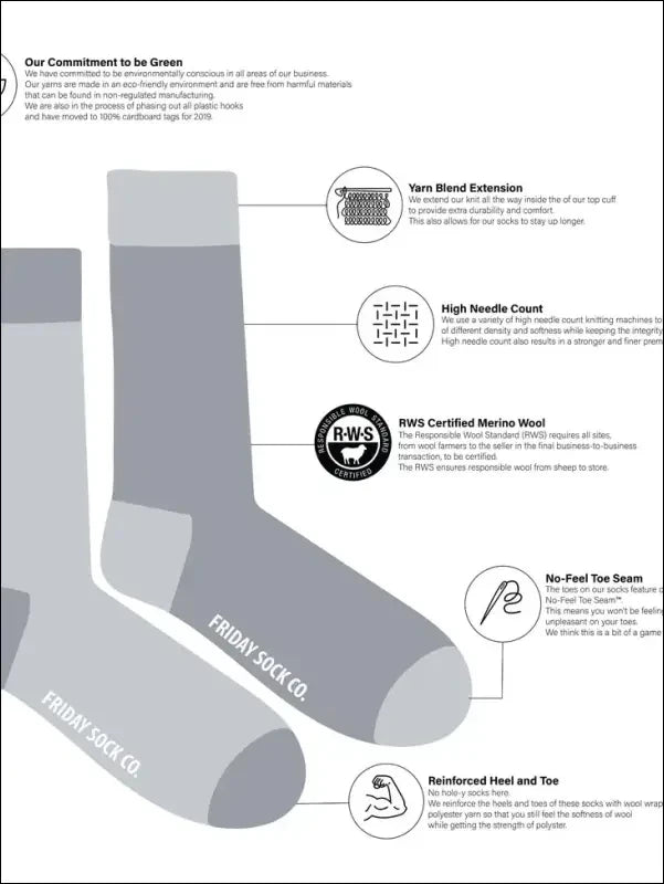 Merino Wool Socks |Deer| Men’s Mismatched Socks