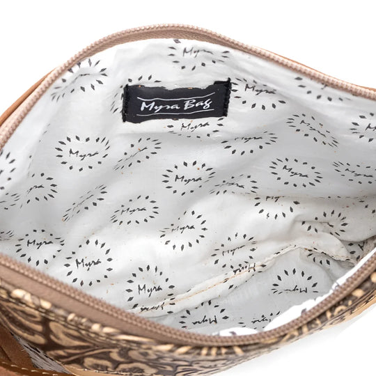 Mescalaro Hill hair-on hide bag with matching leather fringe zipper back