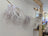 White curly yarn pom-pom from Mushroom Sheepskin Pom Poms