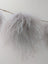 Cozy white mushroom sheepskin pom pillow with tassels