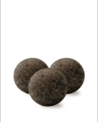 Natural brown wool dryer ball