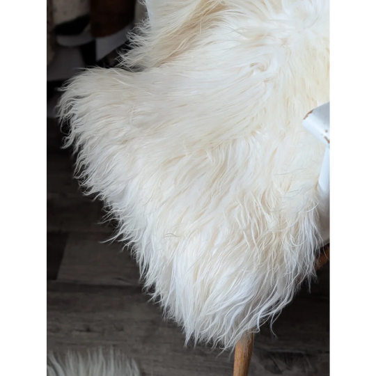 SPECIAL! White Icelandic Sheepskin