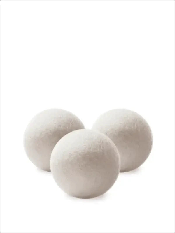 Natural white wool dryer ball