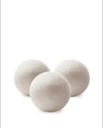 Natural white wool dryer ball