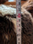 Angus Oliver natural British Ottoman sheepskin floor pouf blanket