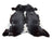 Reddish#476 gorgeous extra large black and white cowhide rug with natural irregular fur patches perfect as a large cowhide