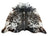 Black and white spotted saltpepbrn18 large cowhide rug with natural edges cowhides make beautiful rugs