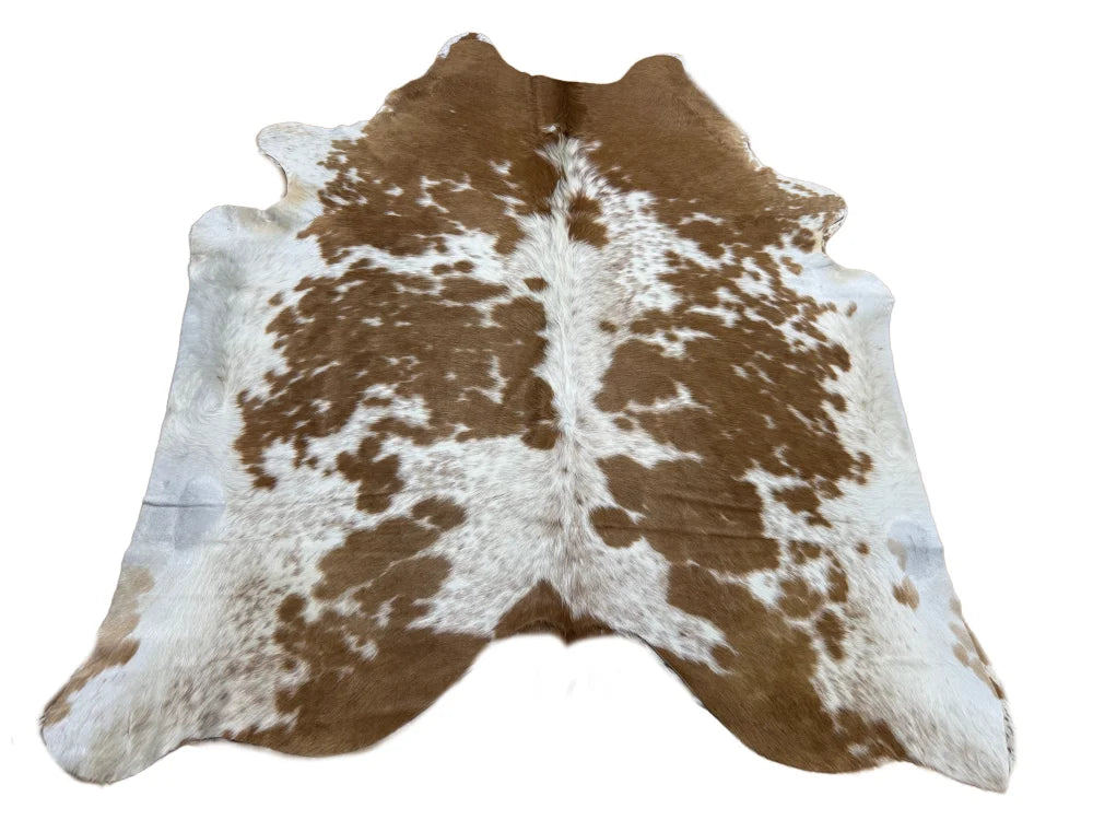Saltpepbrn480 large brown and white cowhide rug with natural fur texture cowhides make beautiful rugs arriving soon