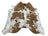 Saltpepbrn480 large brown and white cowhide rug with natural fur texture cowhides make beautiful rugs arriving soon