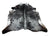 Saltpeptri507 beautiful large cowhide rug with black and white speckled natural fur texture cowhides make beautiful decor