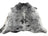 Black and white speckled extra large cowhide rug saltpeptricolour 478 with rustic charm and unique characteristics arriving soon