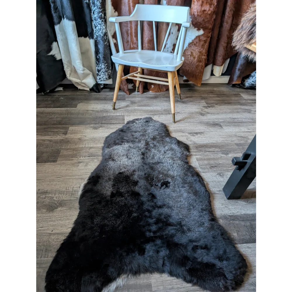 Shorn Natural Black Icelandic Sheepskins Arriving January 5th