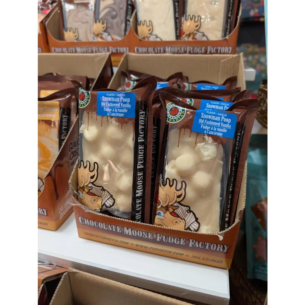 Snowman Poop Fudge from Chocolate Moose by Angus Oliver