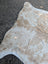 Large cowhide rug ss835 with beautiful rustic charm features soft natural-toned gray and tan mottled fur patches